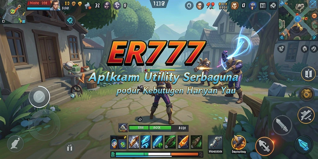 Tampilan antarmuka ER777 yang memudahkan penggunaan aplikasi Utility.