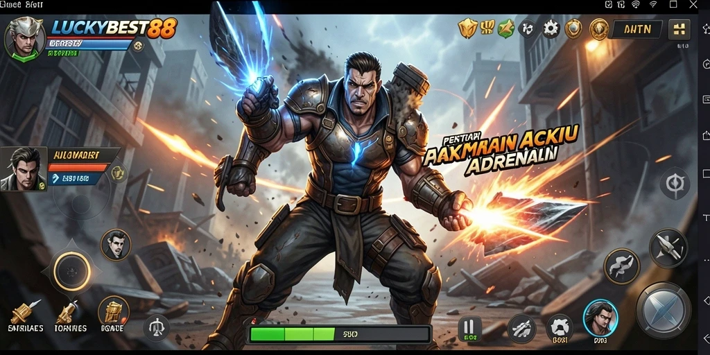 Tampilan menarik dari gameplay LUCKYBEST88 yang penuh aksi.