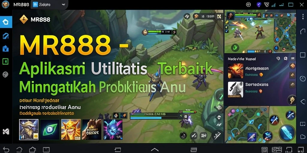 Tampilan screenshot utama MR888 yang menunjukkan antarmuka pengguna yang intuitif.