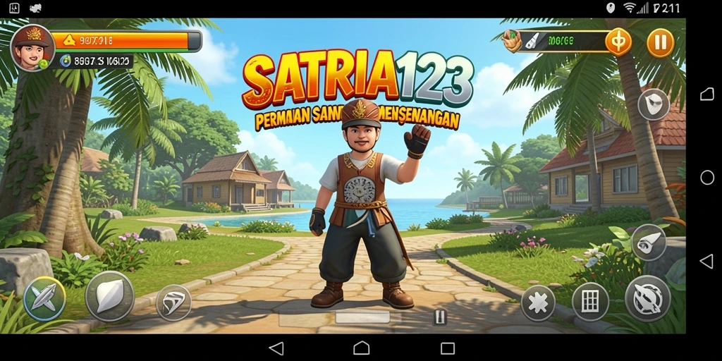 Screenshot utama SATRIA123 menampilkan keseruan gameplay Casual yang menghibur.