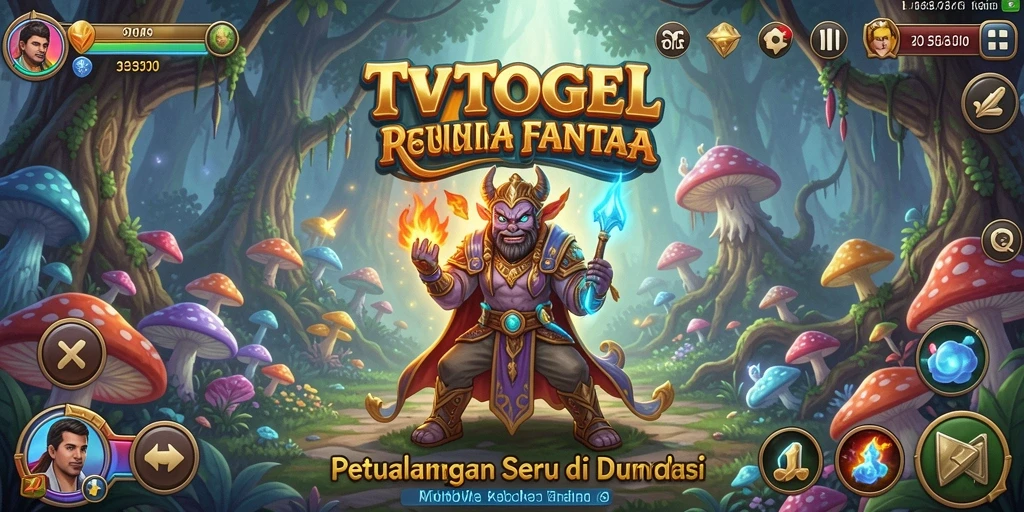 Screenshot dari gameplay RPG TVTOGEL yang penuh aksi.